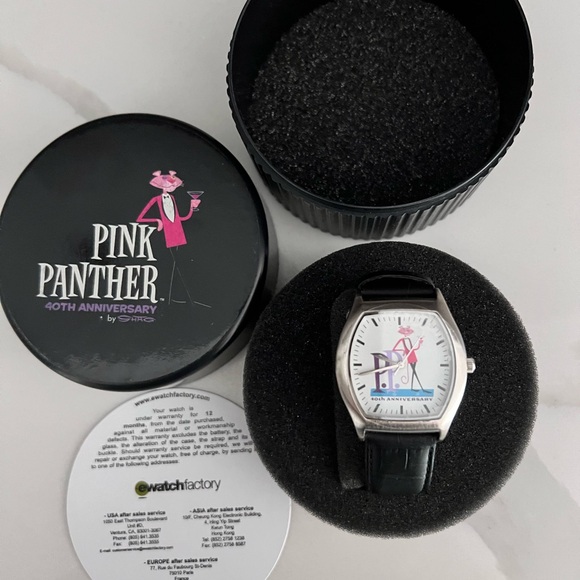 Pink Panther 40th Anniversary Watch in original case! - Picture 6 of 11
